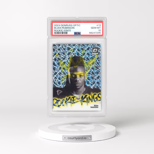 2023 Panini Donruss Optic Rookie Kings #13 Bijan Robinson (PSA 10 GEM MINT)