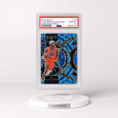 2023 Panini Select #144 Shai Gilgeous-Alexander - Light Blue Disco (PSA 10 GEM MINT)