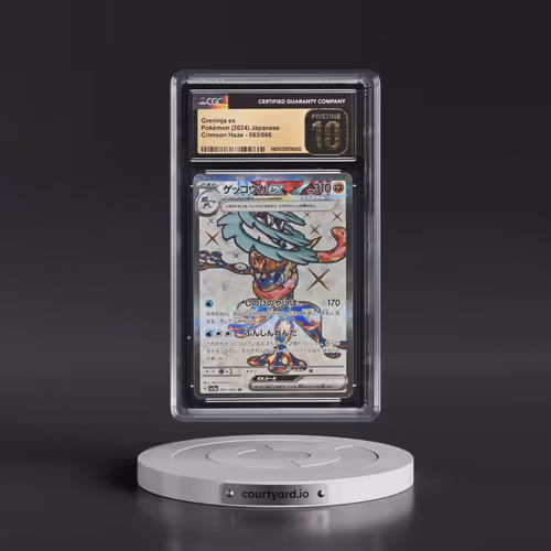2024 Crimson Haze #083/066 Greninja ex - Super Rare Holo (CGC 10 PRISTINE)