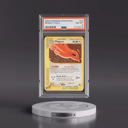 2002 Pokémon Expedition #23 Pidgeot - Holo (PSA 8 NM-MT)