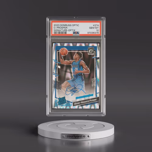 2023 Panini Donruss Optic #274 Olivier-Maxence Prosper - Signature-Optix (PSA 10 GEM MINT)
