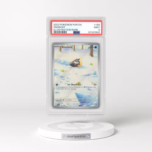 2023 Pokémon Par EN-Paradox Rift #188 Snorunt - Illustration Rare (PSA 9 MINT)