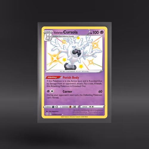 Shining Fates Shiny Vault #SV050/SV122 Galarian Cursola