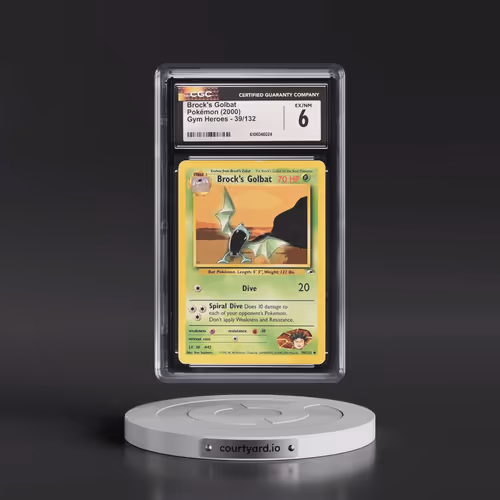 2000 Gym Heroes #39/132 Brock's Golbat (CGC 6 EX-NM)