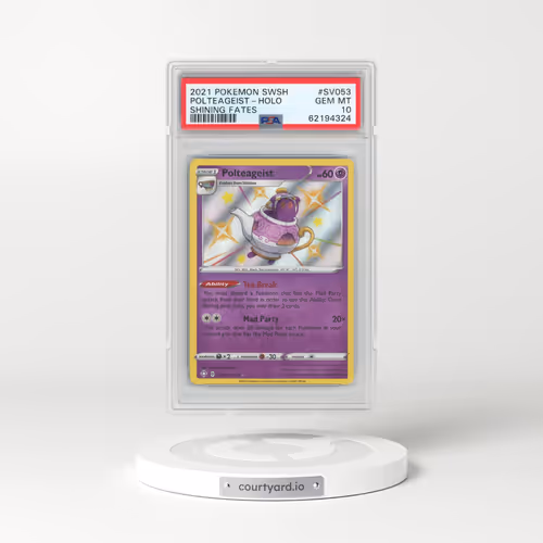 2021 Pokémon Sword & Shield Shining Fates #SV053 Polteageist - Holo (PSA 10 GEM MINT)