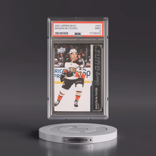 2021-2022 Upper Deck #451 Mason McTavish (PSA 9 MINT)