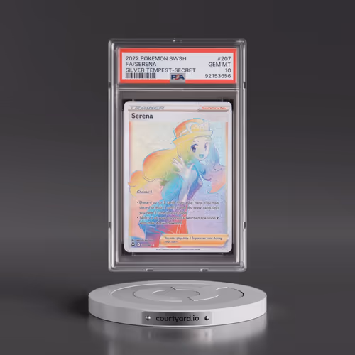 2022 Pokémon Sword & Shield Silver Tempest #207 Serena - Full Art Secret (PSA 10 GEM MINT)