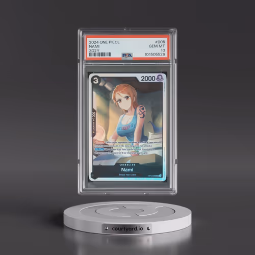2024 One Piece Starter Deck ST14-3D2Y #006 Nami (PSA 10 GEM MINT)