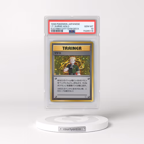 1998 Pokémon Kuchiba City Gym Deck LT. Surge - Holo (PSA 10 GEM MINT)