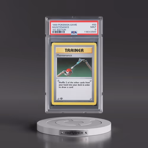 1999 Pokémon Game #83 Maintenance - 1st Edition (PSA 9 MINT)