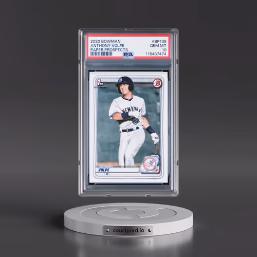 2020 Bowman Paper Prospects #BP139 Anthony Volpe (PSA 10 GEM MINT)