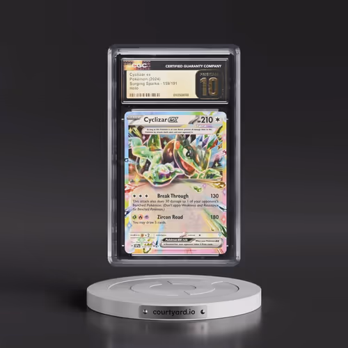 2024 Pokémon Ssp EN-Surging Sparks #159 Cyclizar EX - Holo (CGC 10 PRISTINE)