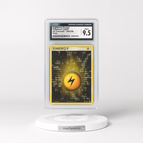 2005 EX Emerald #104 Lightning Energy - Holo (CGC 9.5 MINT+)