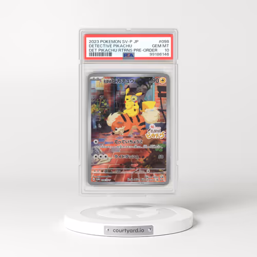 2022 Japanese Scarlet & Violet Promos #098 Detective Pikachu - Detective Pikachu Returns Pre-Order (PSA 10 GEM MINT)
