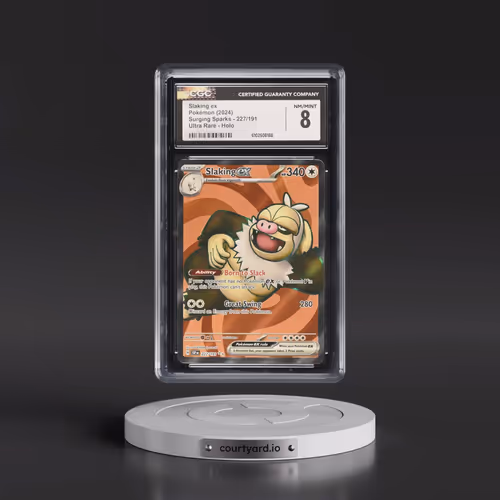 2024 Surging Sparks - SSP EN #227/191 Slaking ex - Ultra Rare Holo (CGC 8 NM-MT)
