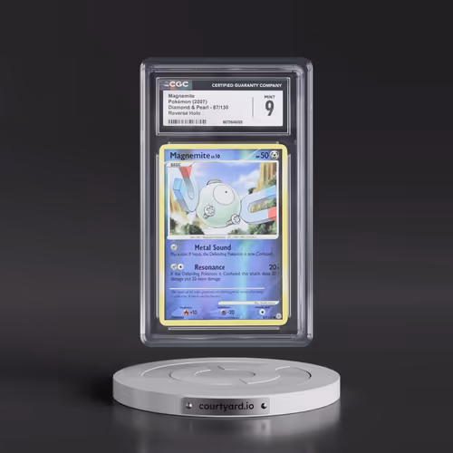 2007 Diamond & Pearl #87/130 Magnemite - Reverse Holo (CGC 9 MINT)