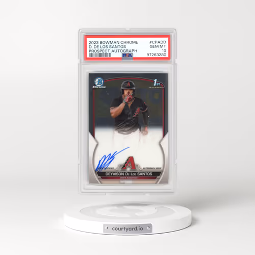 2023 Bowman Chrome Prospect Autographs #CPADD Deyvison de los Santos (PSA 10 GEM MINT)