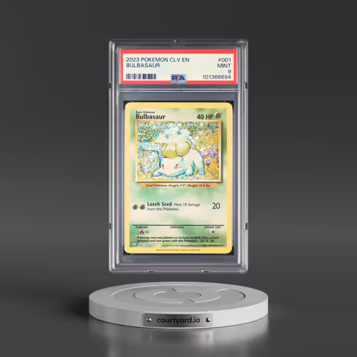 2023 Pokémon CLV-Trading Card Game Classic Venusaur & Lugia EX Deck #001 Bulbasaur (PSA 9 MINT)