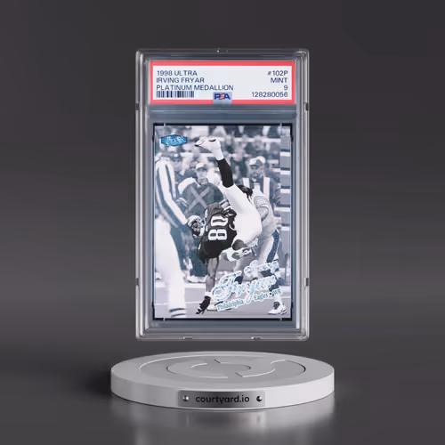 1998 Ultra #102P Irving Fryar - Platinum Medallion (PSA 9 MINT)