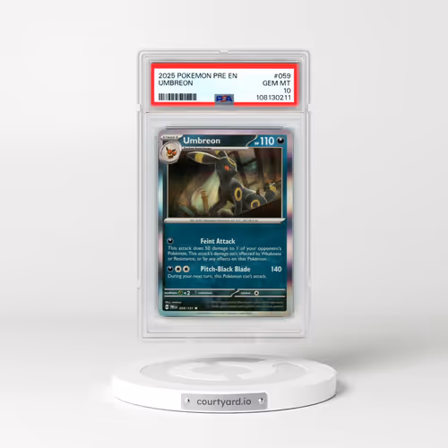 2025 Pokémon Pre EN-Prismatic Evolutions #059 Umbreon (PSA 10 GEM MINT)