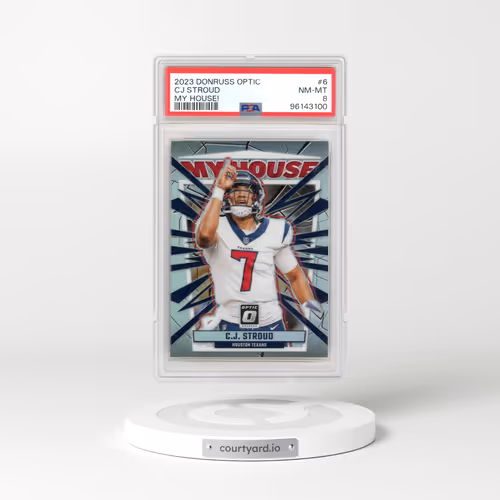 2023 Panini Donruss Optic My House! #6 CJ Stroud (PSA 8 NM-MT)