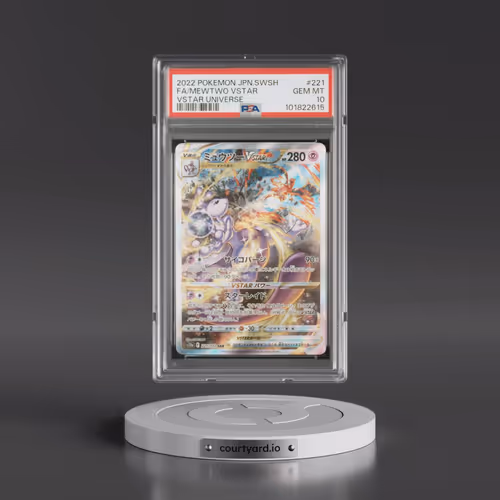 2022 Pokémon Sword & Shield Vstar Universe #221 Mewtwo Vstar - Full Art (PSA 10 GEM MINT)