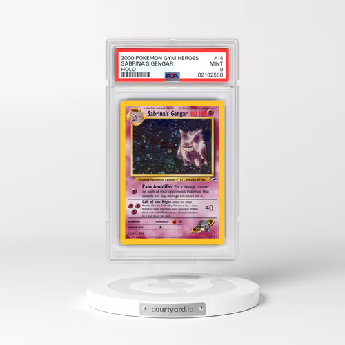 2000 Pokémon Gym Heroes #14 Sabrina's Gengar - Holo (PSA 9 MINT)