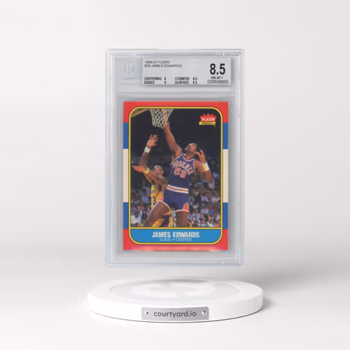 1986 Fleer #29 James Edwards (BGS 8.5 NM-MT+)
