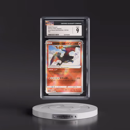 2024 Pokémon Svk-Stellar Miracle Deck Build Box #001 Radiant Charizard - Holo (CGC 9 MINT)