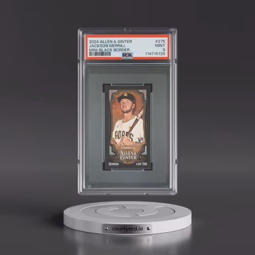 2024 Topps Allen & Ginter #275 Jackson Merrill - Mini-Black Border (PSA 9 MINT)