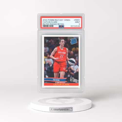 2024 Panini Instant WNBA Rated Rookie Retro #RRR1 Caitlin Clark (PSA 9 MINT)