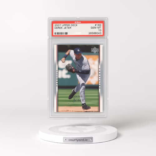 2007 Upper Deck #163 Derek Jeter (PSA 10 GEM MINT)