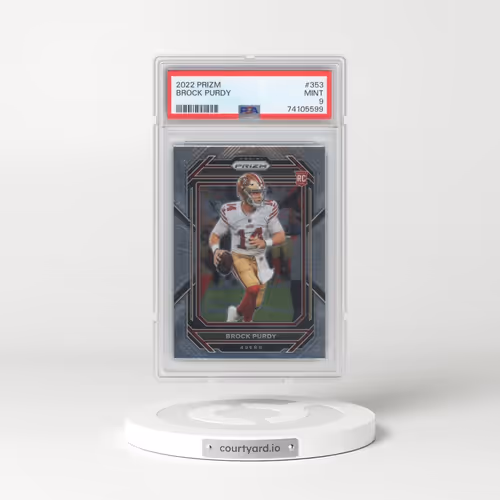 2022 Panini Prizm #353 Brock Purdy (PSA 9 MINT)