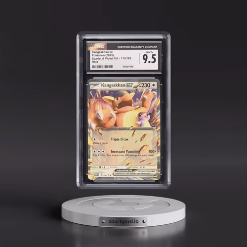 2023 Scarlet & Violet 151 - MEW EN #115/165 Kangaskhan ex (CGC 9.5 MINT+)
