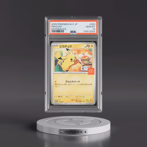 2025 Pokémon M-P Promo #020 Pikachu - McDonald's (PSA 10 GEM MINT)