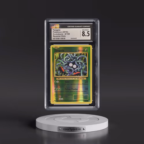 2016 Evolutions #8/108 Tangela - Reverse Holo (CGC 8.5 NM-MT+)