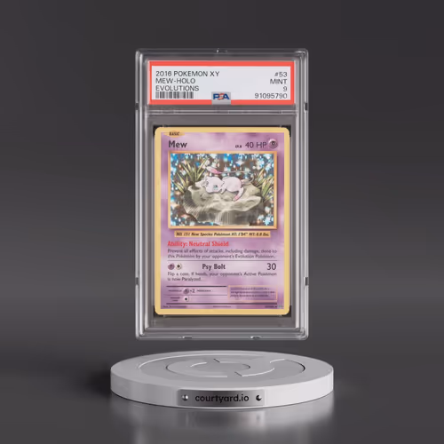 2016 Pokémon XY Evolutions #53 Mew - Holo (PSA 9 MINT)