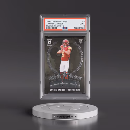 2024 Panini Donruss Optic Rookie Recruits #7 Jayden Daniels (PSA 9 MINT)