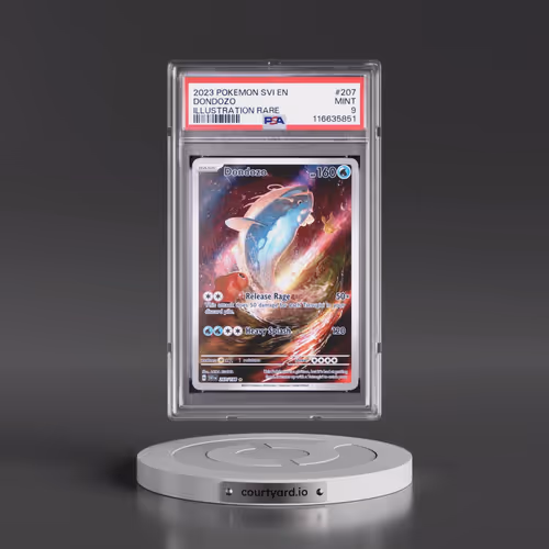 2023 Pokémon Svi EN-Scarlet & Violet #207 Dondozo - Illustration Rare (PSA 9 MINT)