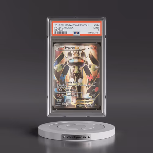 2017 Pokémon Mega Powers Collection Promo #54a Zygarde EX - Holo Full Art (PSA 9 MINT)