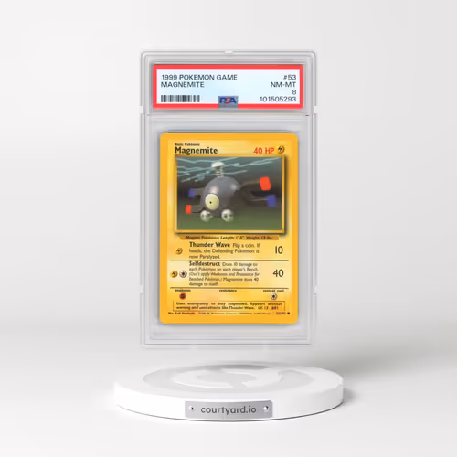 1999 Pokémon Game #53 Magnemite (PSA 8 NM-MT)