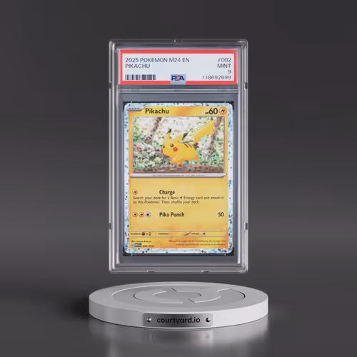 2025 Pokémon M24 EN-Mcdonald's Collection #002 Pikachu (PSA 9 MINT)