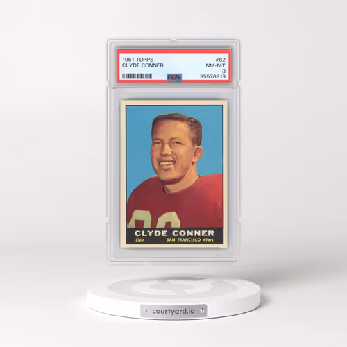 1961 Topps #62 Clyde Conner (PSA 8 NM-MT)