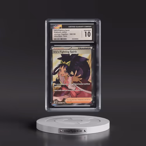 2025 Journey Together - JTG EN #180/159 Iris's Fighting Spirit - Ultra Rare Holo (CGC 10 GEM MINT)