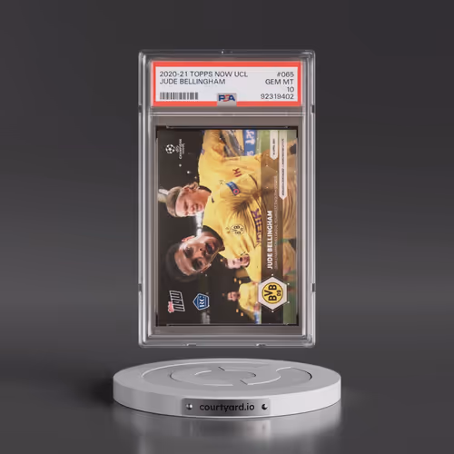 2020 Topps Now UEFA Champions League #065 Jude Bellingham (PSA 10 GEM MINT)