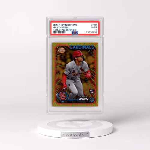 2024 Topps Chrome Radiating Rookies #RR9 Masyn Winn (PSA 9 MINT)