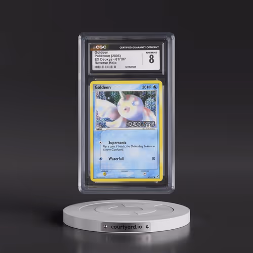 2005 EX Deoxys #61/107 Goldeen - Reverse Holo (CGC 8 NM-MT)