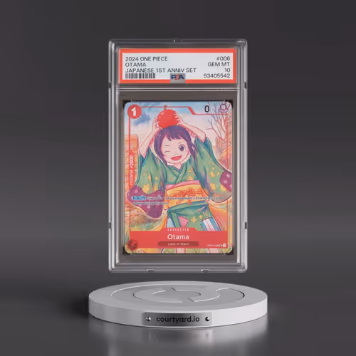 2024 One Piece Japanese 1st Anniversary Set #006 Otama (PSA 10 GEM MINT)