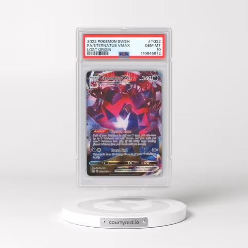 2022 Pokémon Sword & Shield Lost Origin #TG22 Eternatus Vmax - Full Art (PSA 10 GEM MINT)