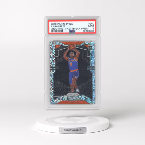2019 Panini Prizm #250 RJ Barrett - Variation-Fast Break Prizm (PSA 9 MINT)